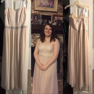 Plus-Size, Maxi Prom Dress